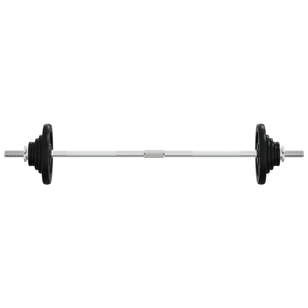 Painonnostotanko levypainoilla 30 kg valurauta