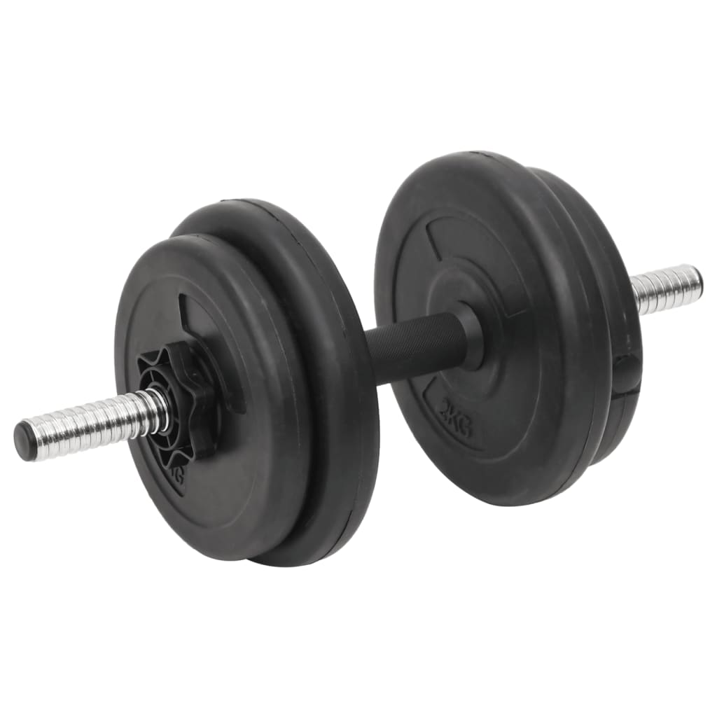 Hauistanko ja käsipainosarja levyillä 60 kg