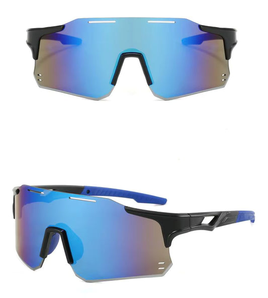 Triathlonsport kehyksettömät aurinkolasit urheiluun UV400 & suojakotelo, nopea toimitus
