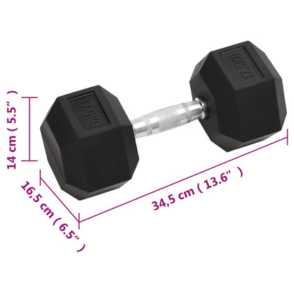 Käsipaino 17,5 kg valurauta