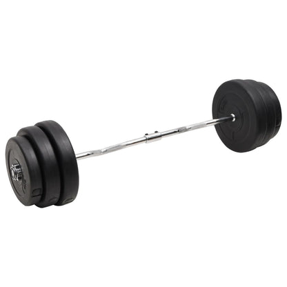 Hauistanko levypainoilla 90 kg