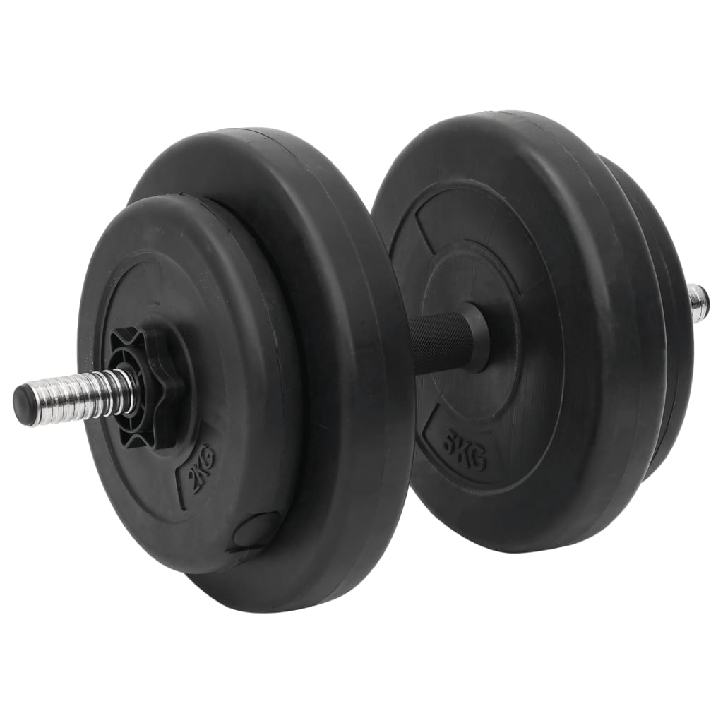 Hauistanko ja käsipainosarja levyillä 60 kg
