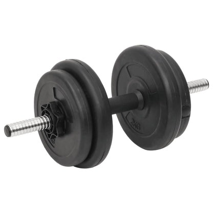 Hauistanko ja käsipainosarja levyillä 60 kg