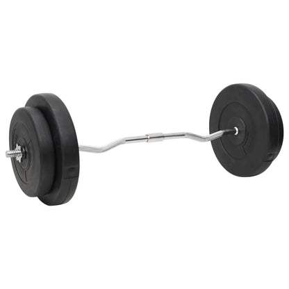 Painonnostotanko ja käsipainosarja levyillä 90 kg