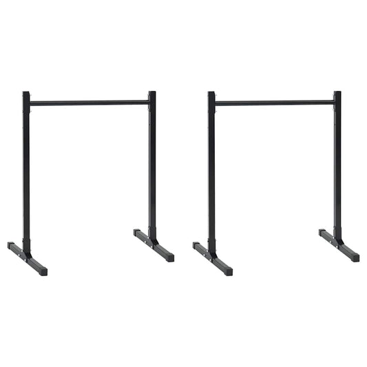 dippiasemat 2 kpl korkeussäädettävä 88.5/98.5 cm teräs