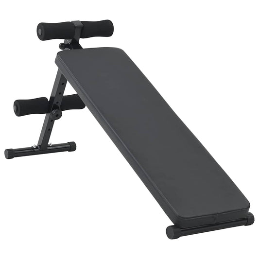 Istuma-penkki 150 kg Kootusettava ja Korkeuden Säädettävä 48-68 cm Teräs